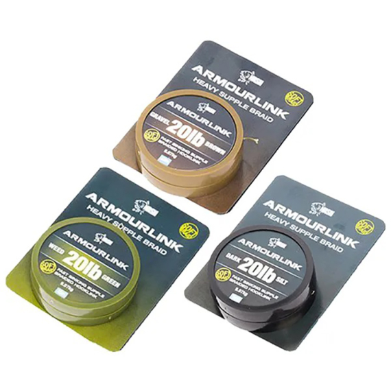 Nash Armourlink 20m in de groep Haken & Terminal Tackle / Voor zeevissen en materiaal voor onderlijnen / Onderlijnmateriaal / Gevlochten onderlijnmateriaal bij Sportfiskeprylar.se (T8491-TPr)