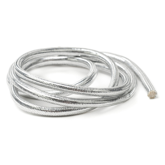 Mylarslang Medium, Silver in de groep Haken & Terminal Tackle / Vliegvis bindmateriaal / Vliegbindmateriaal / Andere synthetische materialen bij Sportfiskeprylar.se (TE-MM-140)
