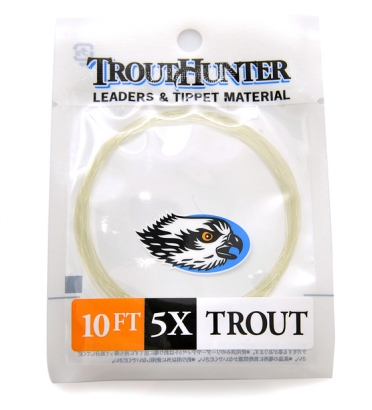 Trout Hunter Nylon Leader 10ft 5X | 0,148 mm in de groep Haken & Terminal Tackle / Voor zeevissen en materiaal voor onderlijnen bij Sportfiskeprylar.se (TH50043)