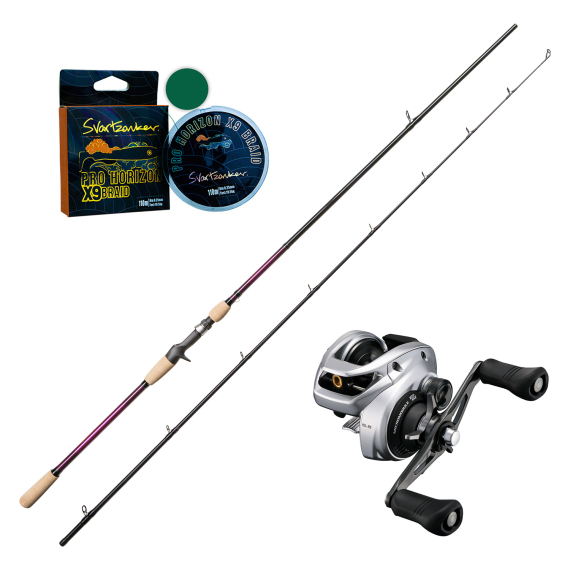 SvartZonker The Force Comfort 8\'6\'\' 30-140g Tranx Combo in de groep Combo\'s / Werpcombinaties / Baitcaster Set Snoek bij Sportfiskeprylar.se (THEFORCETRANXCOMBO)