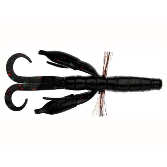 Baitbreath BYS Craw Portly 10cm - Black/Green Red in de groep Kunstaas / Softbaits / Craws & Creaturebaits / Craws bij Sportfiskeprylar.se (TRA-BB119)