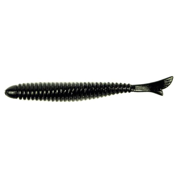 Baitbreath U30 Fish Tail Ringer 9cm - Solid Black in de groep Kunstaas / Softbaits / Baars Softbaits & Snoekbaars Softbaits bij Sportfiskeprylar.se (TRA-BB132)