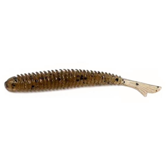 Baitbreath U30 Fish Tail Ringer 9cm - Mud Greenpumpkin/Seed in de groep Kunstaas / Softbaits / Baars Softbaits & Snoekbaars Softbaits bij Sportfiskeprylar.se (TRA-BB134)