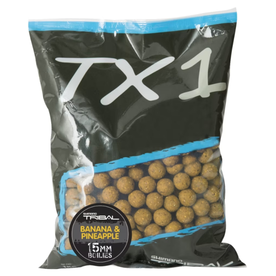 Shimano TX1 Banana & Pineapple Boilies 5kg in de groep Kunstaas / Boilies, Haakaas & Grondaas / Boilies bij Sportfiskeprylar.se (TX1BPB155000r)
