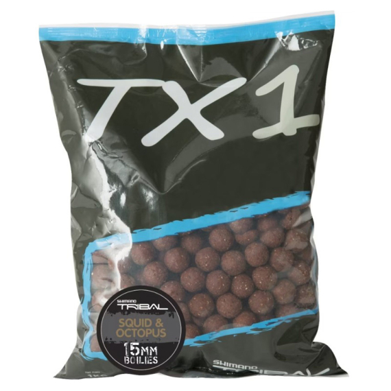 Shimano TX1 Squid & Octopus Boilies 5kg in de groep Kunstaas / Boilies, Haakaas & Grondaas / Boilies bij Sportfiskeprylar.se (TX1SOB155000r)