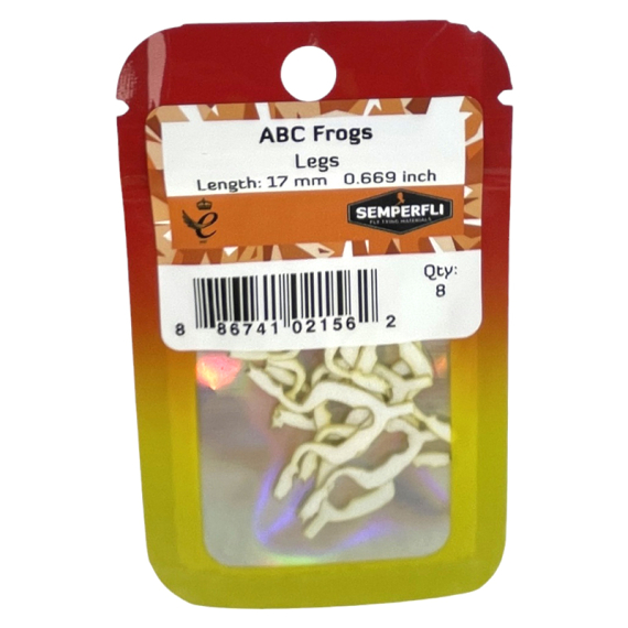 Semperfli ABC Frog Legs in de groep Haken & Terminal Tackle / Vliegvis bindmateriaal / Vliegbindmateriaal / Staarten bij Sportfiskeprylar.se (UFGL017NATr)
