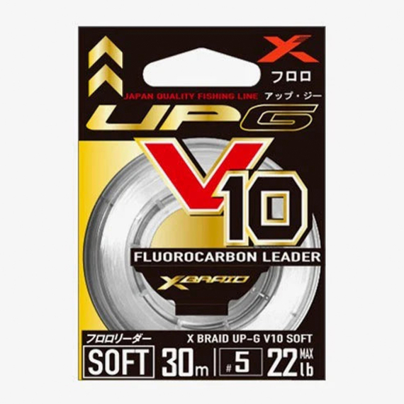 YGK Up-G Leader V10 Soft Flourocarbon Leader in de groep Haken & Terminal Tackle / Voor zeevissen en materiaal voor onderlijnen / Onderlijnmateriaal / Onderlijnmateriaal Fluorocarbon bij Sportfiskeprylar.se (UPGLEADERV10SOFT30M-7.0r)