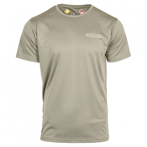 Vision Bamboo Bug & UV T-Shirt, Sand in de groep Kleding & Schoenen / Kleding / T-shirts bij Sportfiskeprylar.se (V3028-Sr)