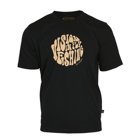 Vision Since T-Shirt Black in de groep Kleding & Schoenen / Kleding / T-shirts bij Sportfiskeprylar.se (V3049-Sr)
