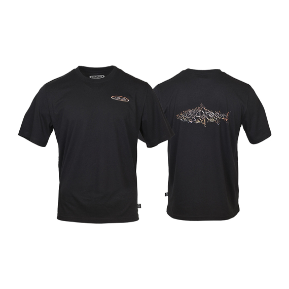 Vision Brown Trout T-shirt Black in de groep Kleding & Schoenen / Kleding / T-shirts bij Sportfiskeprylar.se (V3054-Sr)