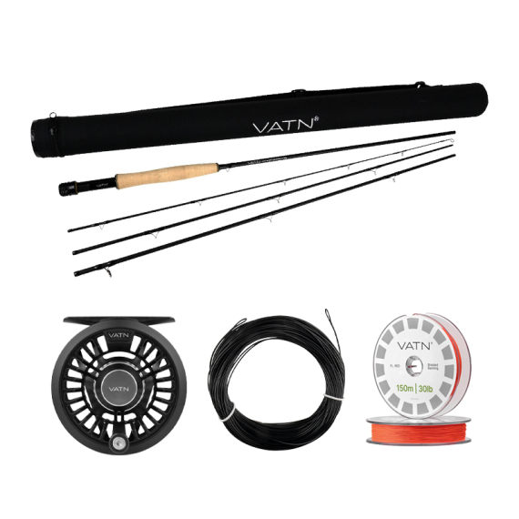 VATN M1 Classic Sink+ Flugset - 9\' #5 in de groep Combo\'s / Vliegvis kits / Eenhandige vliegvissets bij Sportfiskeprylar.se (VATNST952026SINK6)