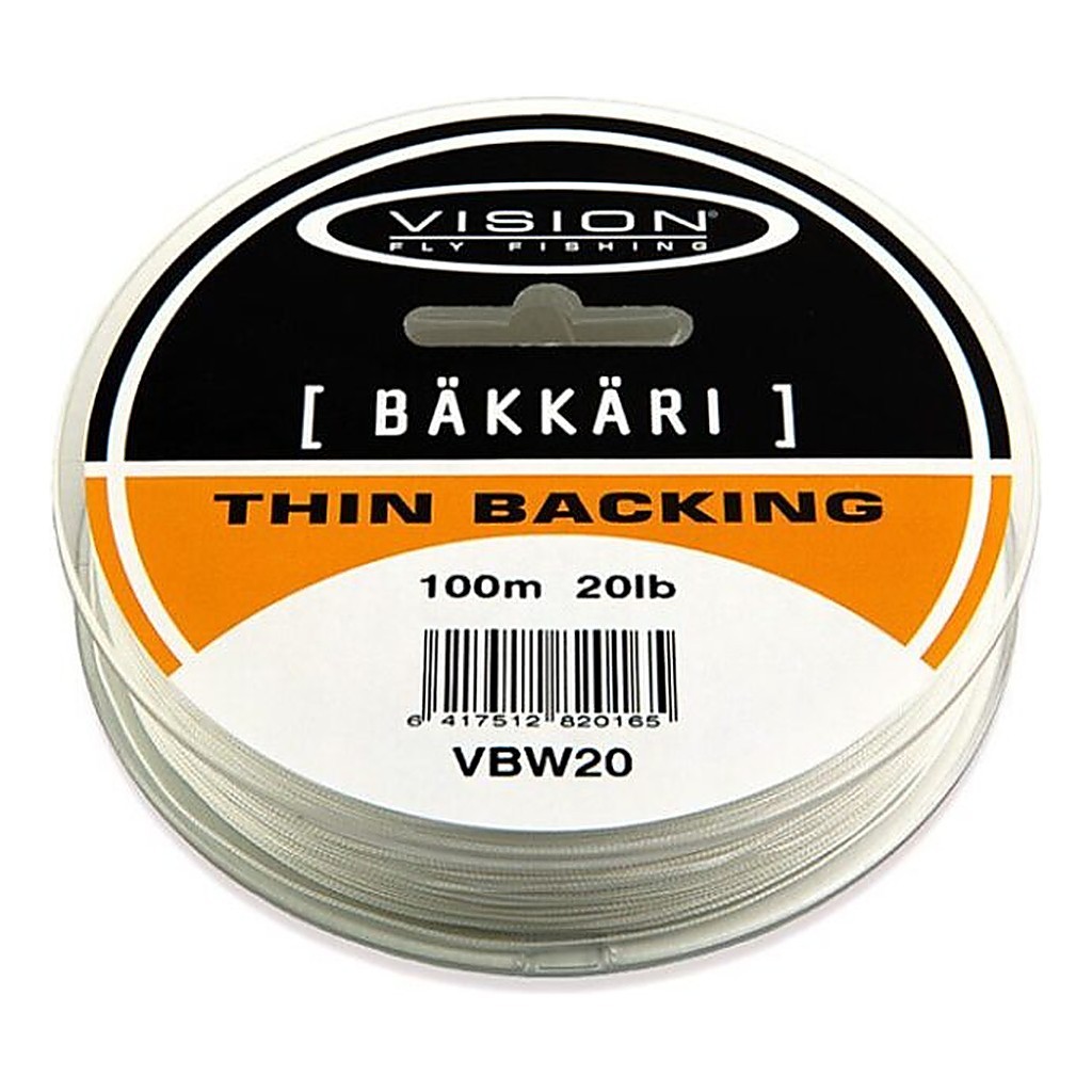 Vision Bäkkäri 250m WHITE 30lb in de groep Lijnen / Vliesvislijnen / Backing bij Sportfiskeprylar.se (VB25030W)