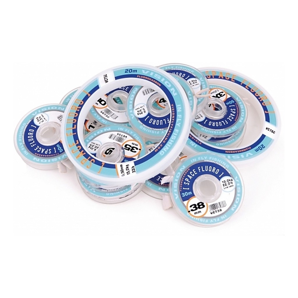Space Fluoro Tippets, 0,45 - 30m in de groep Haken & Terminal Tackle / Voor zeevissen en materiaal voor onderlijnen / Onderlijnmateriaal / Onderlijnmateriaal Vliegvissen bij Sportfiskeprylar.se (VCT45)