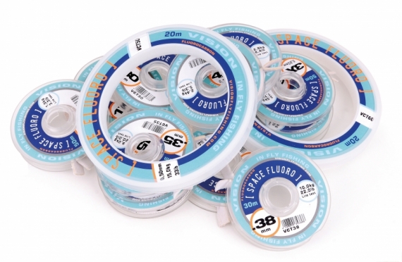 Space Fluoro Tippets, 0,60 - 20m in de groep Haken & Terminal Tackle / Voor zeevissen en materiaal voor onderlijnen / Onderlijnmateriaal / Onderlijnmateriaal Vliegvissen bij Sportfiskeprylar.se (VCT60)