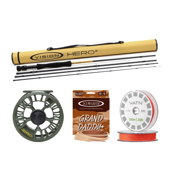 Vision Predator HERO² Gäddflugset - 9\' #10 in de groep Combo\'s / Vliegvis kits / Eenhandige vliegvissets bij Sportfiskeprylar.se (VHII49102026PIKE)