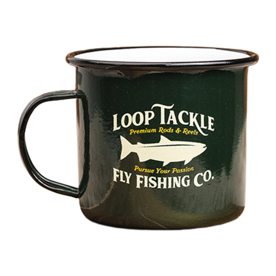 Loop Vintage Mug - Green in de groep Outdoor / Camping Keuken & Keukengerei / Bekers & Mokken bij Sportfiskeprylar.se (VMG)