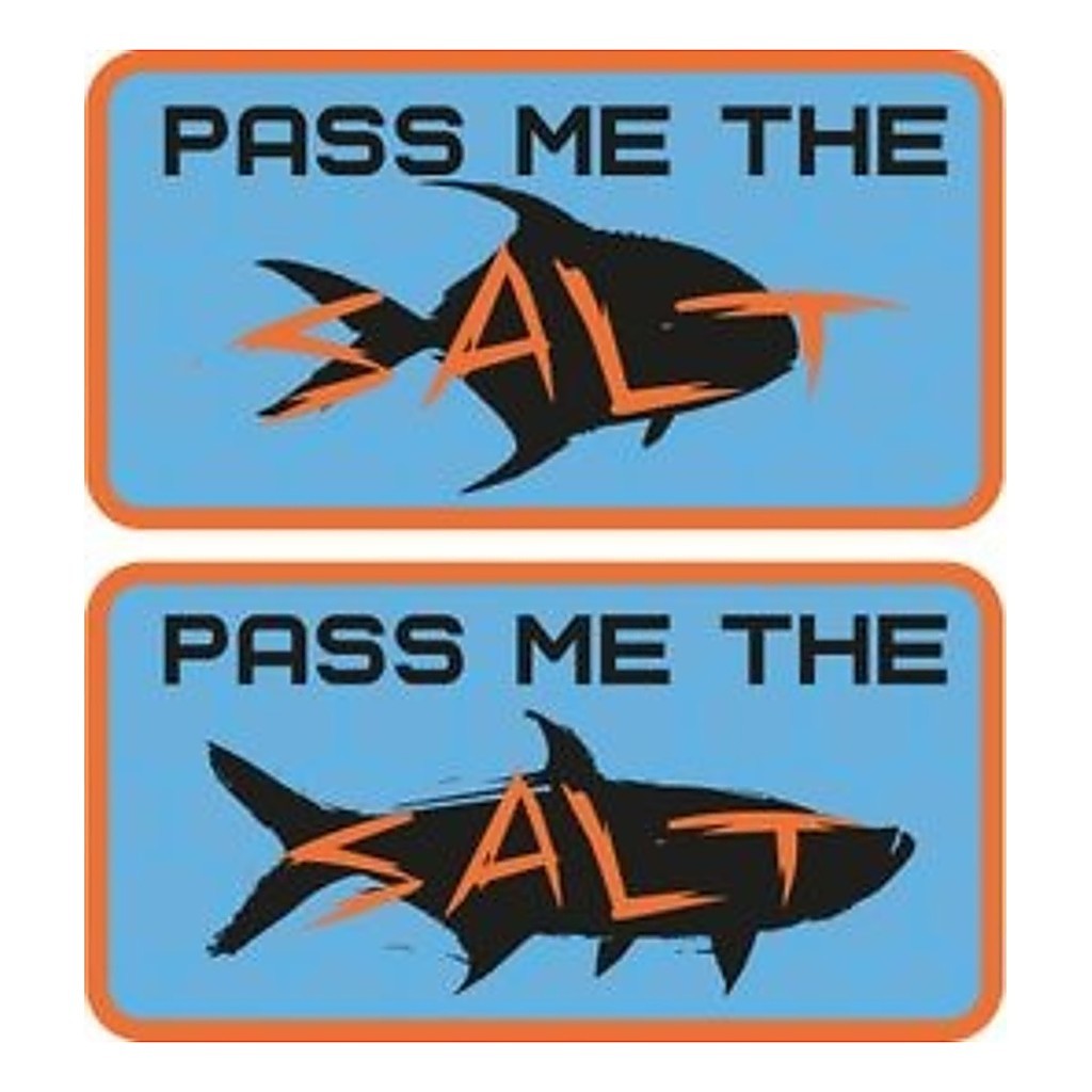 Vision SALT Sticker double 81mm in de groep Andere / Stickers en stickers bij Sportfiskeprylar.se (VS4)