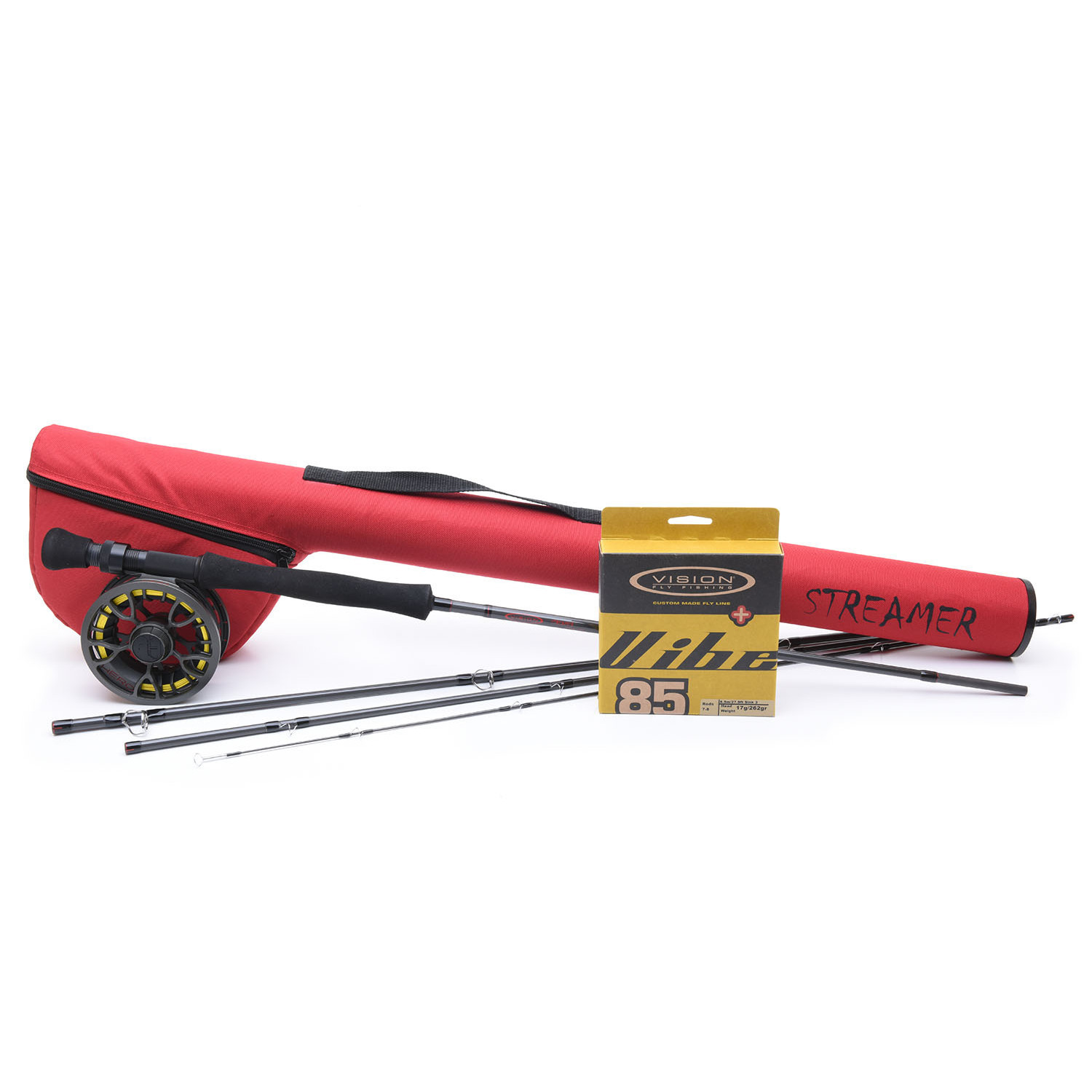 Vision Streamer Outfit in de groep Combo\'s / Vliegvis kits / Eenhandige vliegvissets bij Sportfiskeprylar.se (VSTO4906r)