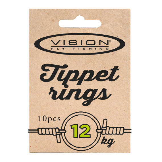 Vision Tippet Rings, Small 12kg test in de groep Haken & Terminal Tackle / Voor zeevissen en materiaal voor onderlijnen / Onderlijnmateriaal / Onderlijnmateriaal Vliegvissen bij Sportfiskeprylar.se (VTR)