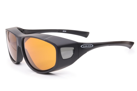Vision 4X4 Sunglasses Yellow in de groep Kleding & Schoenen / Brillen / Gepolariseerde zonnebrillen bij Sportfiskeprylar.se (VWF111)