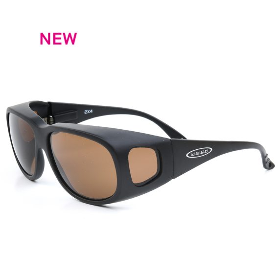 Vision 2X4 sunglasses brown in de groep Kleding & Schoenen / Brillen / Gepolariseerde zonnebrillen bij Sportfiskeprylar.se (VWF36)