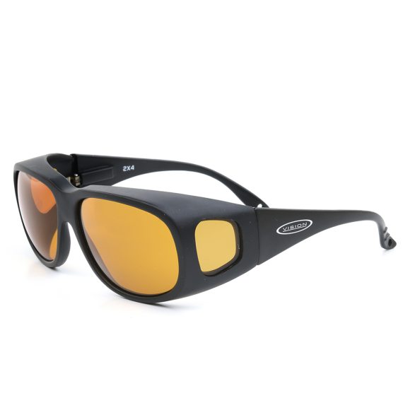Vision 2X4 sunglasses yellow in de groep Kleding & Schoenen / Brillen / Gepolariseerde zonnebrillen bij Sportfiskeprylar.se (VWF46)