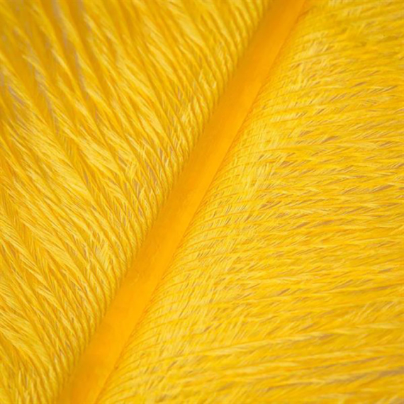 Struts plym - Yellow in de groep Haken & Terminal Tackle / Vliegvis bindmateriaal / Vliegbindmateriaal / Veren & Capes / Andere veren bij Sportfiskeprylar.se (W-OP006)