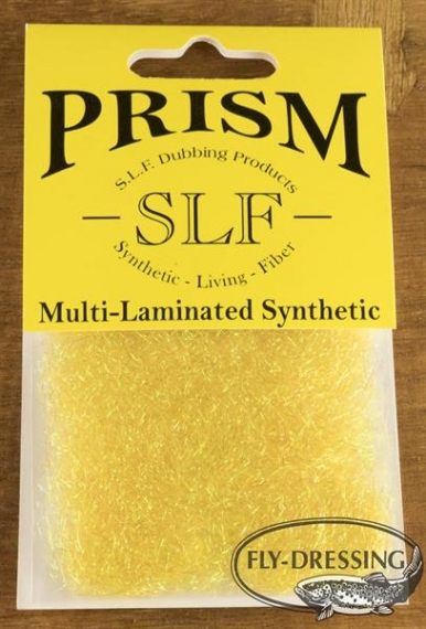 SLF-Prism Dubbing - Bright Yellow in de groep Haken & Terminal Tackle / Vliegvis bindmateriaal / Vliegbindmateriaal / Dubbing bij Sportfiskeprylar.se (W-SLFP018)