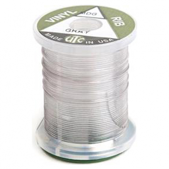 Vinyl D Rib, Midge - Gray in de groep Haken & Terminal Tackle / Vliegvis bindmateriaal / Vliegbindmateriaal / Andere synthetische materialen bij Sportfiskeprylar.se (W-VRS030)