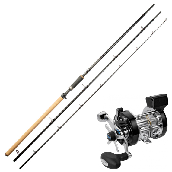 Westin W3 Powerspin-T 2nd 13\'3 3XH 50-180g Combo in de groep Combo\'s / Werpcombinaties / Baitcaster Set Zalm & Zeeforel bij Sportfiskeprylar.se (W3SALMONCOMBO)