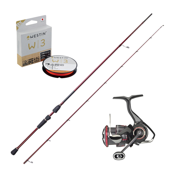 Westin W6 Finesse TC 7\'1\'\'/213cm ML 5-15g & Daiwa Fuego Combo in de groep Combo\'s / Spinvis combo\'s / Baars Spinhengel Set bij Sportfiskeprylar.se (W6FINNESEFUEGOSET)