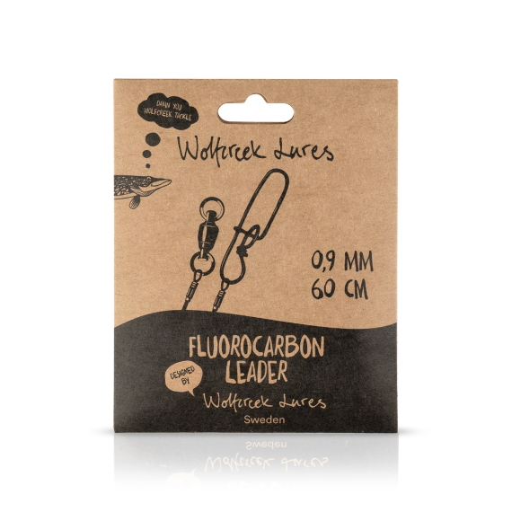Wolfcreek Lures Fluorocarbon Leader in de groep Haken & Terminal Tackle / Voor zeevissen en materiaal voor onderlijnen / Kant-en-klare onderlijnen bij Sportfiskeprylar.se (WCL-TT-LEADER-FC-0.9MMr)