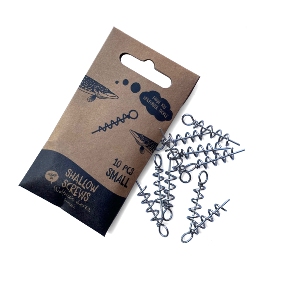Wolfcreek Lures Shallow Screw in de groep Haken & Terminal Tackle / Shallow Screws bij Sportfiskeprylar.se (WCL-TT-SHALLOWSCREW-Lr)