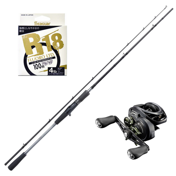 Shimano Yasei Bladed Jig 225cm 7-25g Curado Casting Combo in de groep Vismethoden / Werpend vissen / Combo\'s bij Sportfiskeprylar.se (YAEICURADOCOMBO)