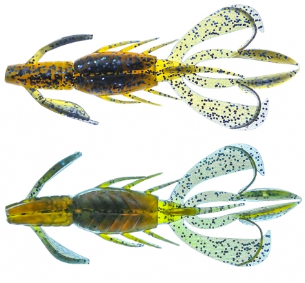 PerchFight Crayfish 4.4\'\' 5-pak , Okeechobee Blue in de groep Kunstaas / Softbaits / Craws & Creaturebaits / Craws bij Sportfiskeprylar.se (Z-PC44-OB)