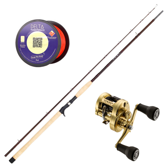 Wolfcreek Damn You Rod Pike & Musky Monster 10\' 450g Combo in de groep Combo\'s / Werpcombinaties / Baitcaster Set Snoek bij Sportfiskeprylar.se (Z-WC10-16-2PCSET)