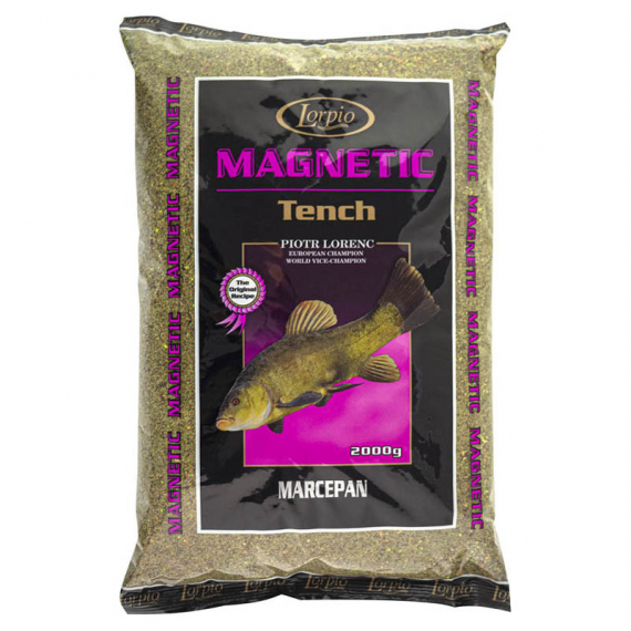 Lorpio Groundbait Magnetic 2kg - Tench Marcepan in de groep Kunstaas / Boilies, Haakaas & Grondaas / Grondvoer / Grondvoer bij Sportfiskeprylar.se (ZA-LO432)