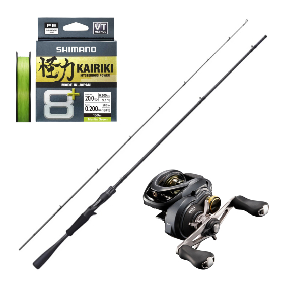 Shimano Zodias BFS Casting Combo 6\'4\'\'3,5-10g in de groep Combo\'s / Werpcombinaties / Baars Werpkombinasjon bij Sportfiskeprylar.se (ZODIASBFSCOMBO)