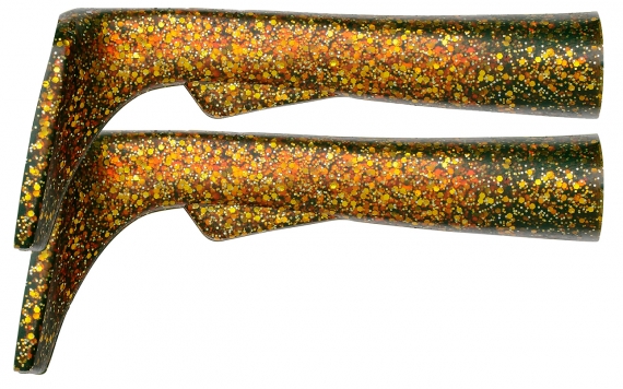 SvartZonker Big Paddle - Real Motoroil Glitter 2-pak in de groep Kunstaas / Extra peddels bij Sportfiskeprylar.se (ZS101610)