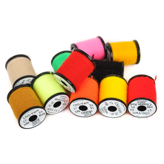 UNI-Yarn Regular in de groep Haken & Terminal Tackle / Vliegvis bindmateriaal / Vliegbindmateriaal / Garen & Chenille bij Sportfiskeprylar.se (ZUYRBLr)