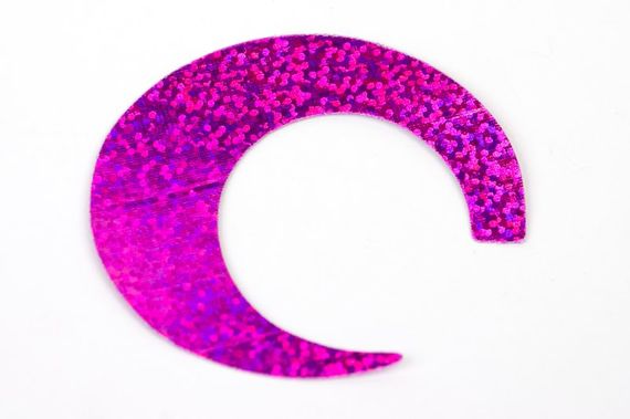 JumboWiggle Tails Wide - Holographic Pink in de groep Haken & Terminal Tackle / Vliegvis bindmateriaal / Vliegbindmateriaal / Staarten bij Sportfiskeprylar.se (f-wt0814)