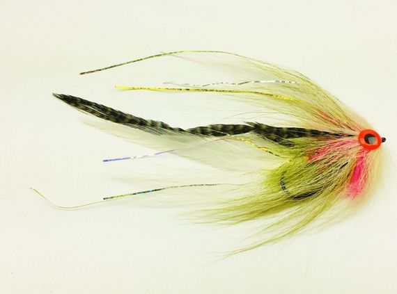 Bauer Pikefly deceiver 4/0 Single Hook, Dirty Roach in de groep Kunstaas / Vliegen / Snoekvliegen bij Sportfiskeprylar.se (f18hf1609)