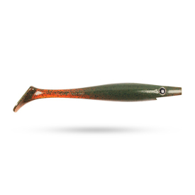 Pig Shad 15cm Nano Size (4-pak) - Motor Oil Pepper