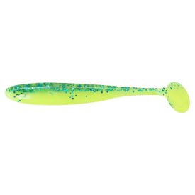 L029 Silk Chartreuse-Blue Glitter