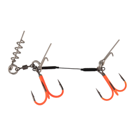 XL UV- 30kg - Treble Hook 2/0 , 1/8