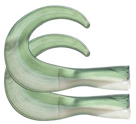 SvartZonker BigTail Junior C21 Green/Pearl White 2-pak