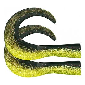 SvartZonker BigTail Junior C22 Black/Chartreuse 2-pak