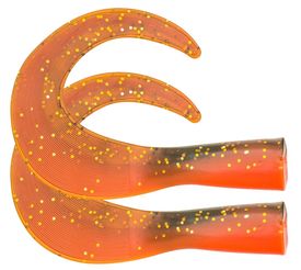 SvartZonker BigTail Junior C23 Motoroil/Fl.Orange 2-pak