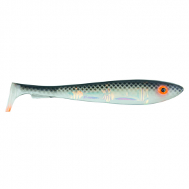 SvartZonker McRubber Flash Shad 23cm (2-pak) - UV Black Back
