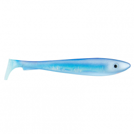 SvartZonker McRubber Flash Shad 23cm (2-pak) - Blue Silver